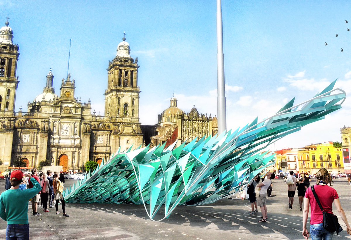 NODEMexico's tweet photo. NODE's Newest project / NOMAD II Pavilion designed by NODE for Comex Trends 2016 is coming soon...  #nodemexico https://t.co/8WLCUivQA0
