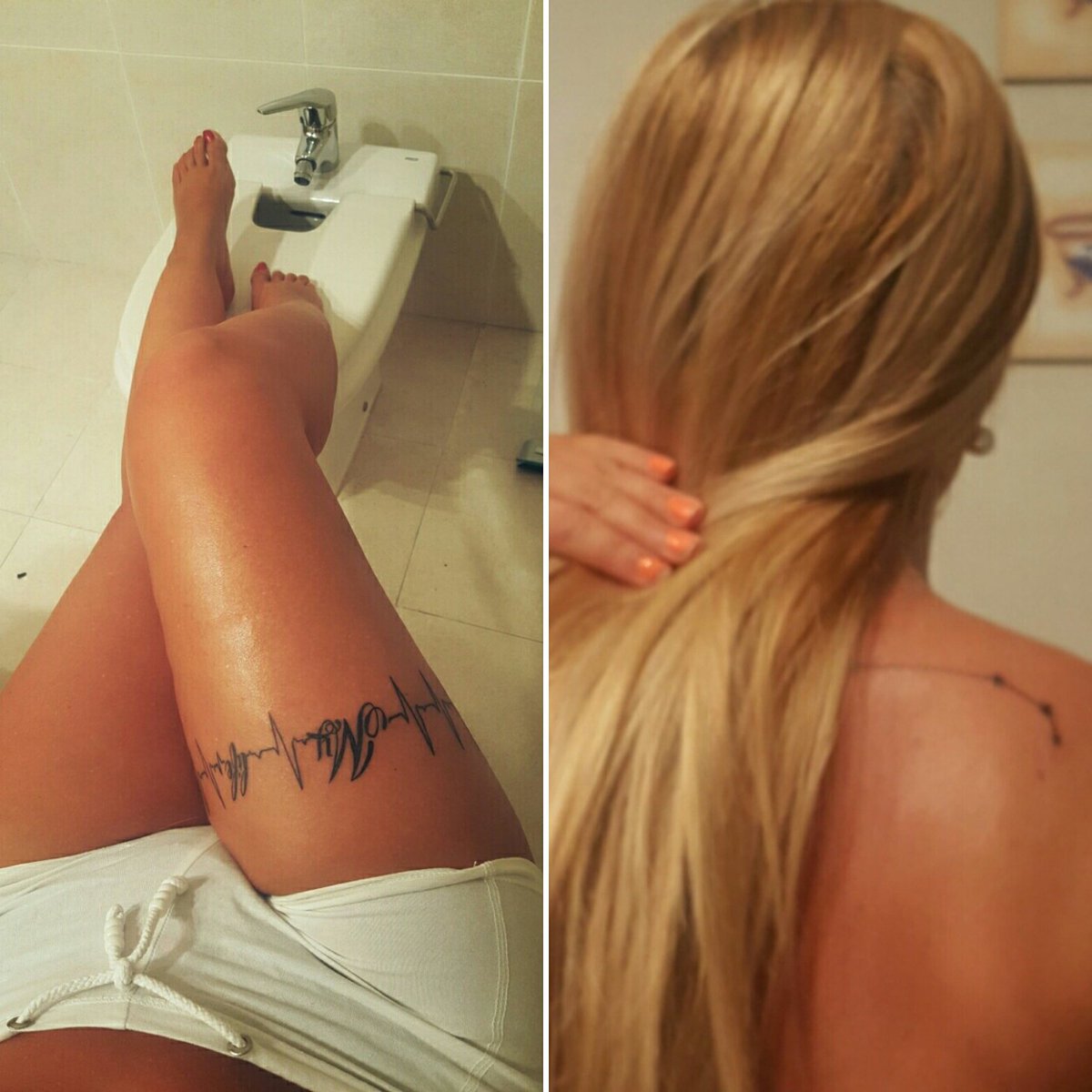 BeaSiinMas's tweet photo. My New Tattoos 😉♈ https://t.co/UejlcHuyHH