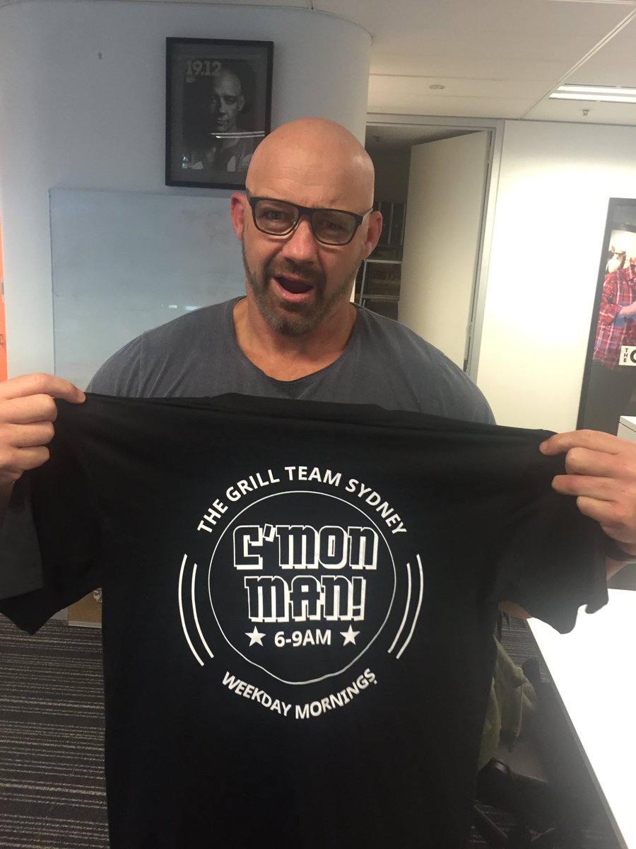 workscene's tweet photo. I hope you love your tee's @markMGgeyer + @GusWorland @GrillTeam pleasure making these for you #cmonman https://t.co/ZW4CF00R4x