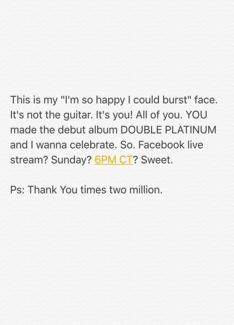 HunterHayes's tweet photo. 🎉🍾👏🤓 https://t.co/mEnQHvso6I