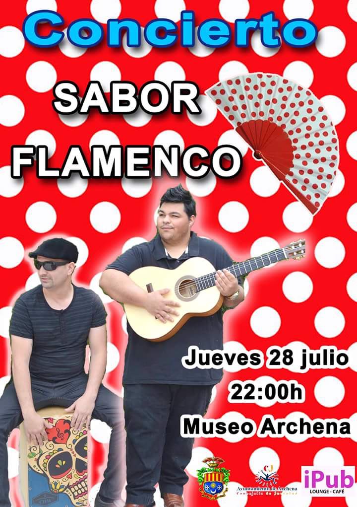 AytoArchena's tweet photo. En un rato la noche del jueves con flamenco del bueno. Vive tus #Nochesdelmuseo en #Archena 🎶https://t.co/vQf6YFZK5M