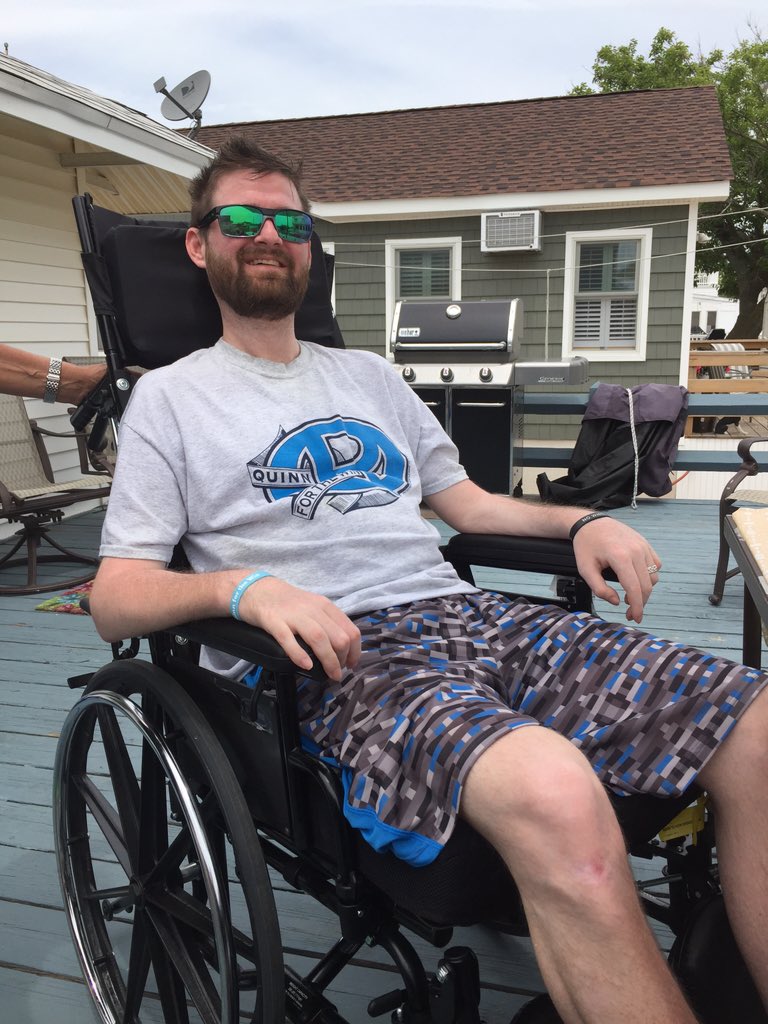 PQuinnfortheWin's tweet photo. Pretty damn proud to see the gene discovery news today! Let's Go! #ALSIceBucketChallenge #EveryAugustUntilACure https://t.co/sRMIf20eBc
