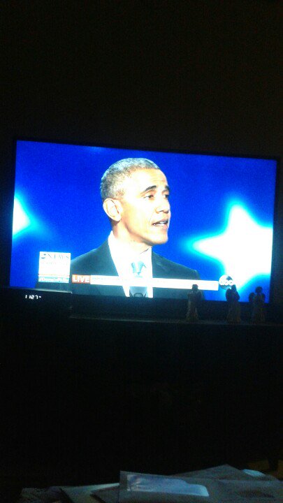 JohnTC62's tweet photo. #blackaids #CFAP @HFUW President Obama alert; "don't boo just vote" https://t.co/jXpyn2jssh