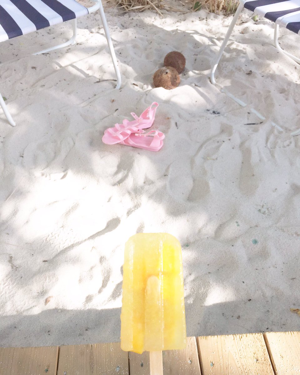 Kick off your shoes and enjoy a popsical on the beach