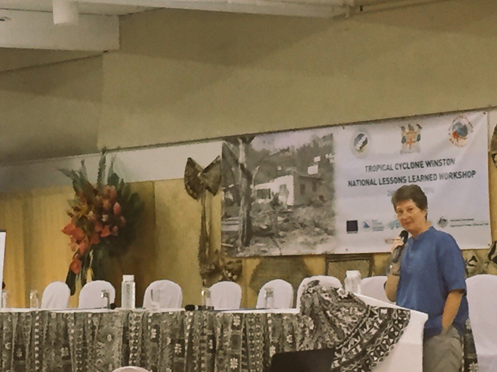 spc_live's tweet photo. "Information is power and this is critical in disaster moving forward" PS Youth & Sport, Alison Burchell #LLFiji https://t.co/9uhKg387Gv