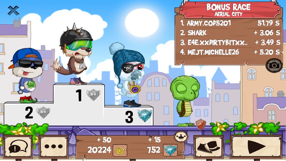 miniclipss's tweet photo. Having a blast @ #funrun2 #Cod5201 #shark #Michelle26 https://t.co/K0IsNAPAAv