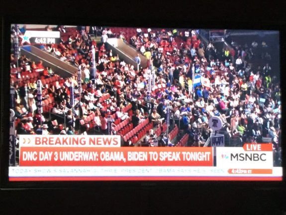 Empty seats all over for Biden, Obama, Kaine speech