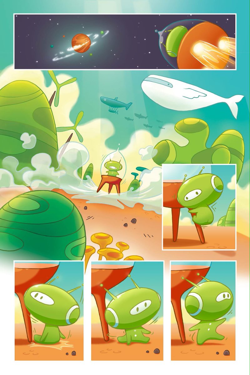 ShopBabybot's tweet photo. #BabybotComics

#Babybot arrives on #BabybotLand @renben22 @KellyBender17 @felixwong @micahmyers #comics #kidsComics https://t.co/dfOH1V1aeH