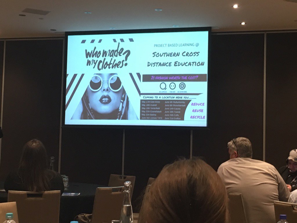 DavidDubbo's tweet photo. #desym16 inspiring PBL by Southern X out in their outreach learning centres. https://t.co/d3fp3fDD0r