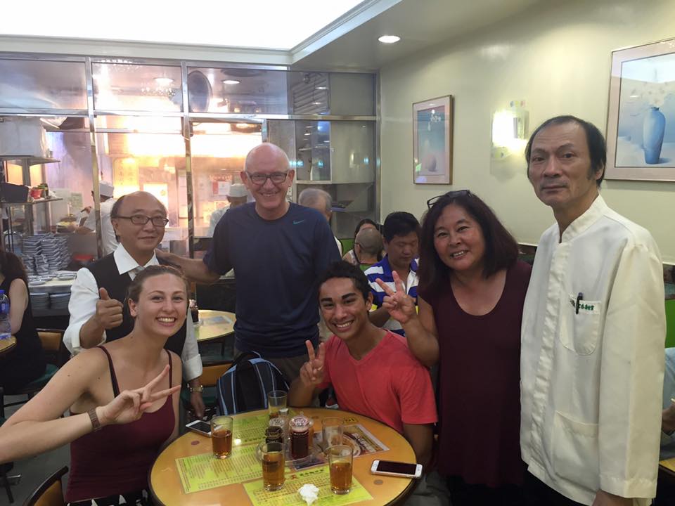 Once upon a public food tour..we enjoyed a steaming hot bowl of Shrimp Wanton Noodle Soup at Mak's Noodles.