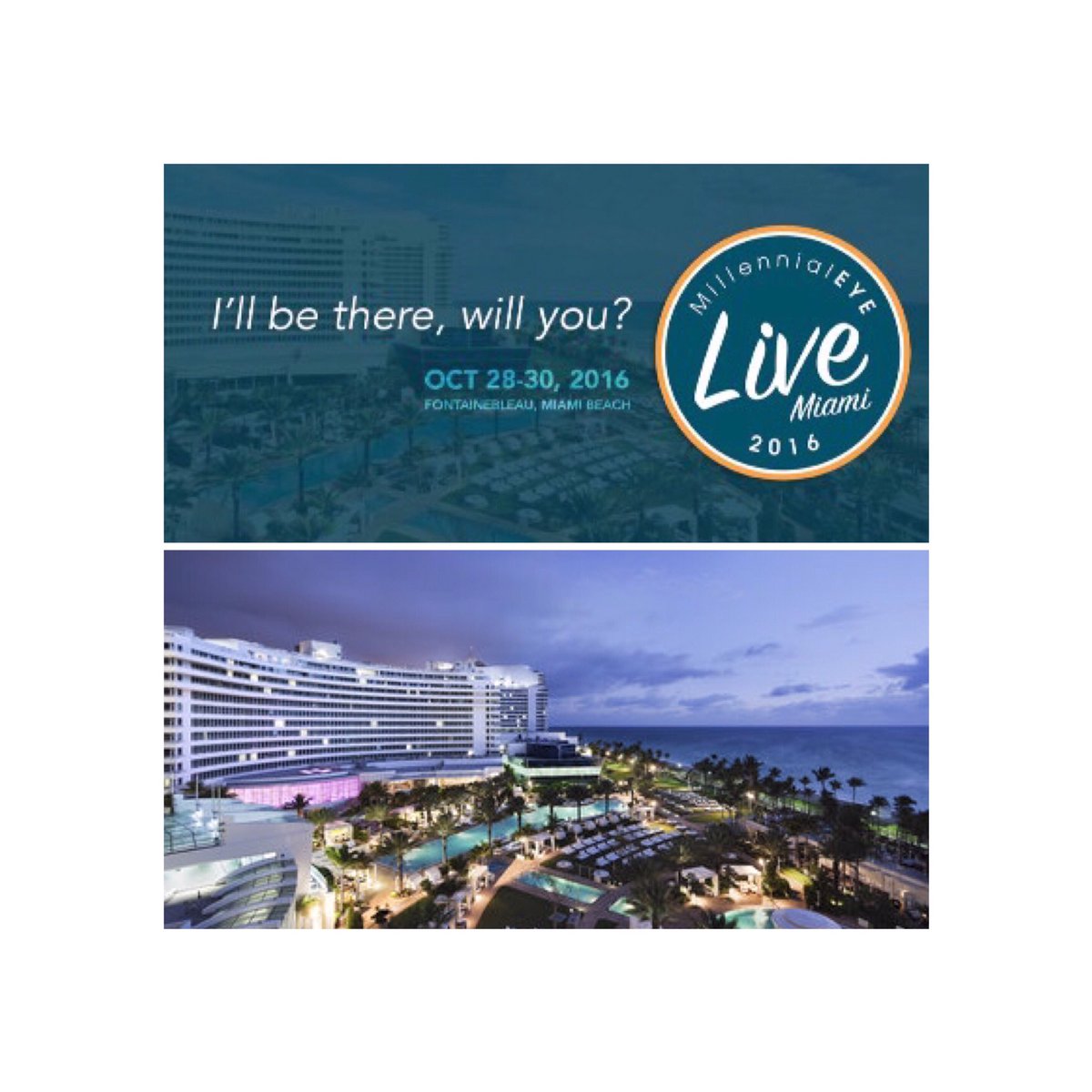 drwhauser's tweet photo. Join me in Miami at ME! #millennialEYE @tbogetti @Starr_MD @wtrattler https://t.co/FWSiY0Mewq