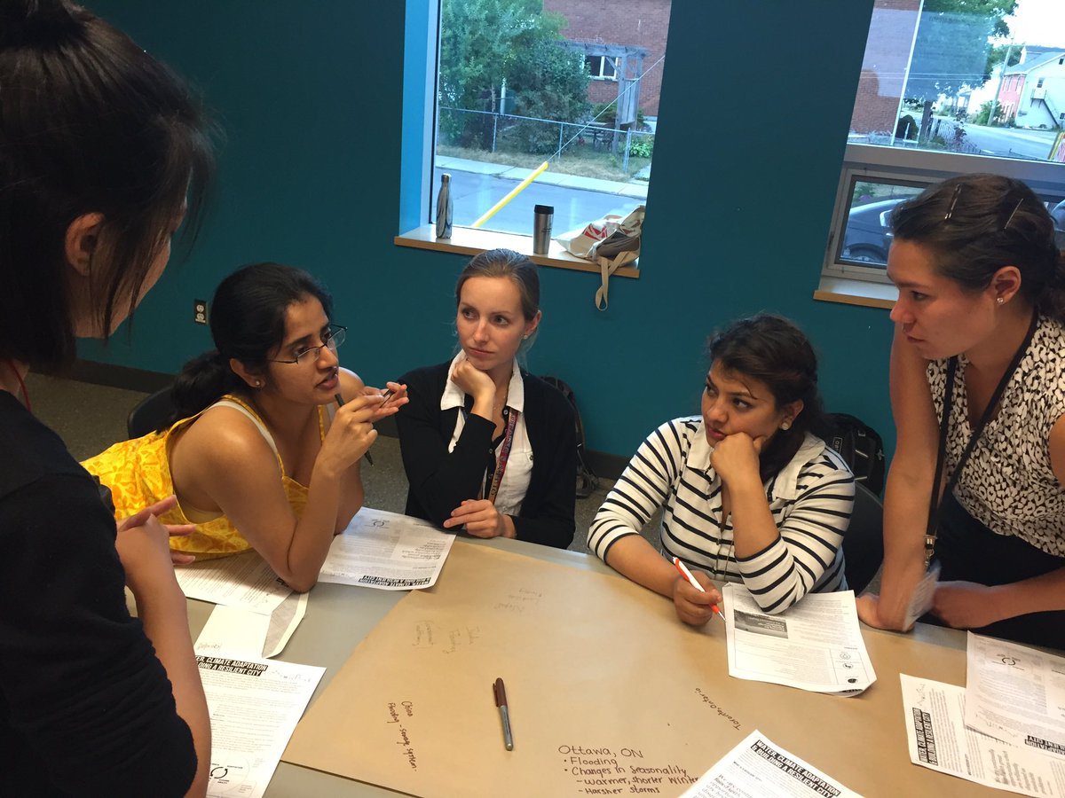 WatIFconference's tweet photo. #WatIF2016 delegates concluded Day 1 collaborating at the Climate Action Workshop hosted by @SustainableKtwn! #ygk https://t.co/E4nYWePwY2