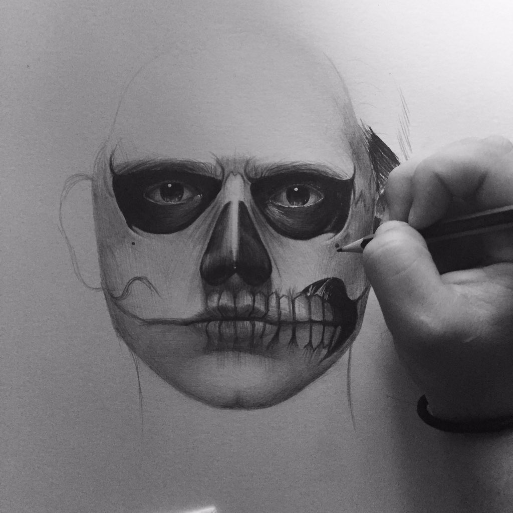 Skyesanimation_'s tweet photo. MY PROGRESS DRAWING ON @tweetsonurface ✨🔫☠ addicted to @AHSFX  #tatelangdon #evanpeters #evanpetersdrawing #art https://t.co/4W2MxBbq3q