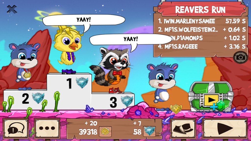 D1AMONDSFR2's tweet photo. Having a blast @ #funrun2 #marlenysamee #Wolfeistein2010 #Rageee https://t.co/5aqJqCJrGG