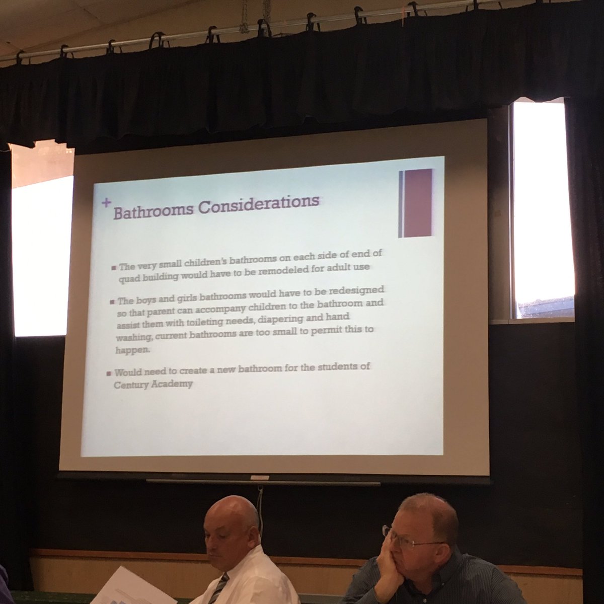 Andy_Truc's tweet photo. Amanda Bogorad, parenting program liaison, giving presentation on what it would take to relocate to Carden site https://t.co/Y69nhF2sOc
