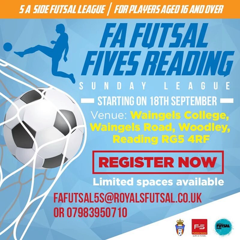 Just get 5 of your friends together and join our #5aside indoor league