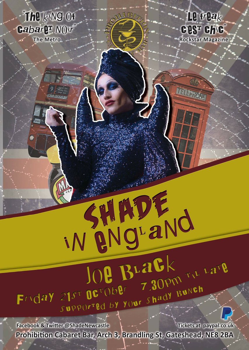 #newcastle tickets go on sale tomorrow at 7pm! <a href="/ShadeNewcastle/">SHADE</a>