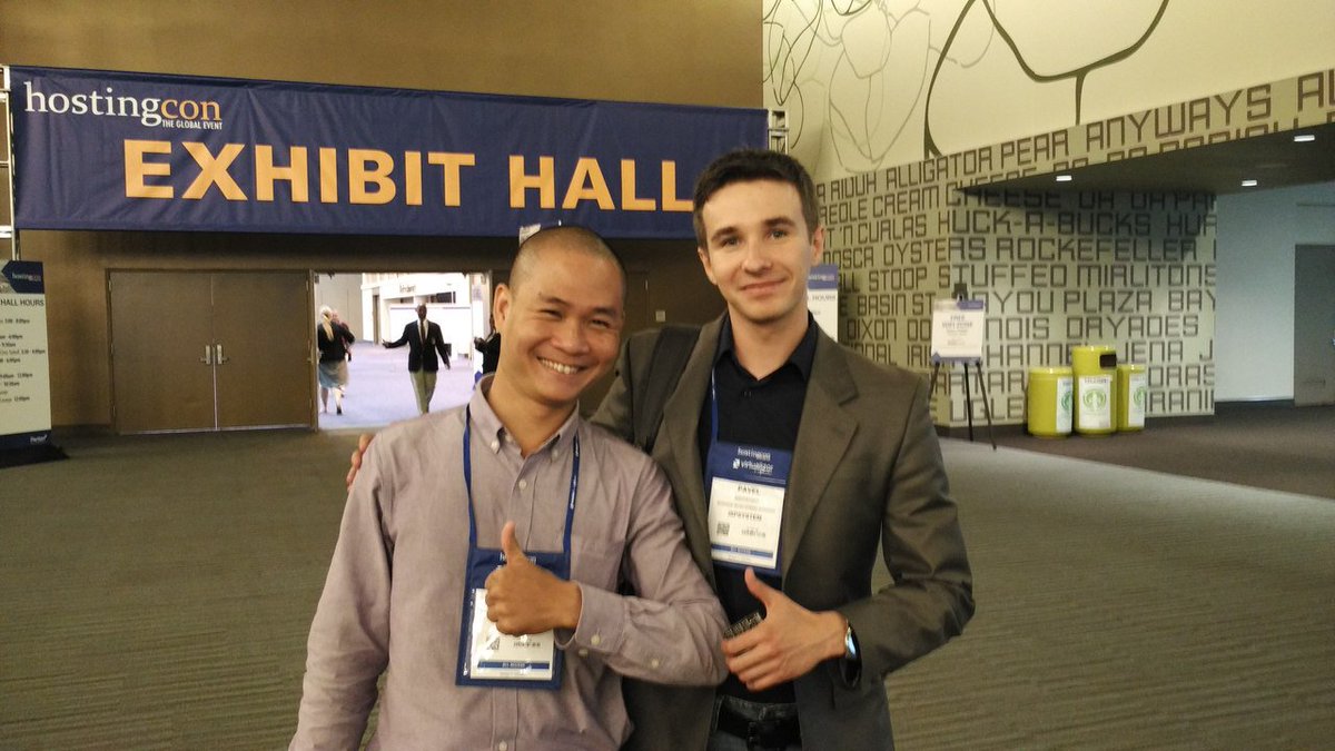 ISPsystem's tweet photo. With @vHostvn. #hostingCon2016 #ISPsystem https://t.co/1fKbJGjfcF
