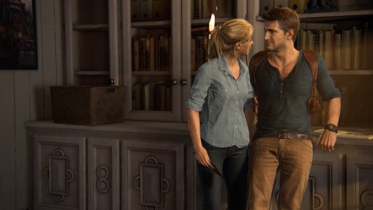 َ on X: nathan drake and elena fisher — uncharted 3: drake's