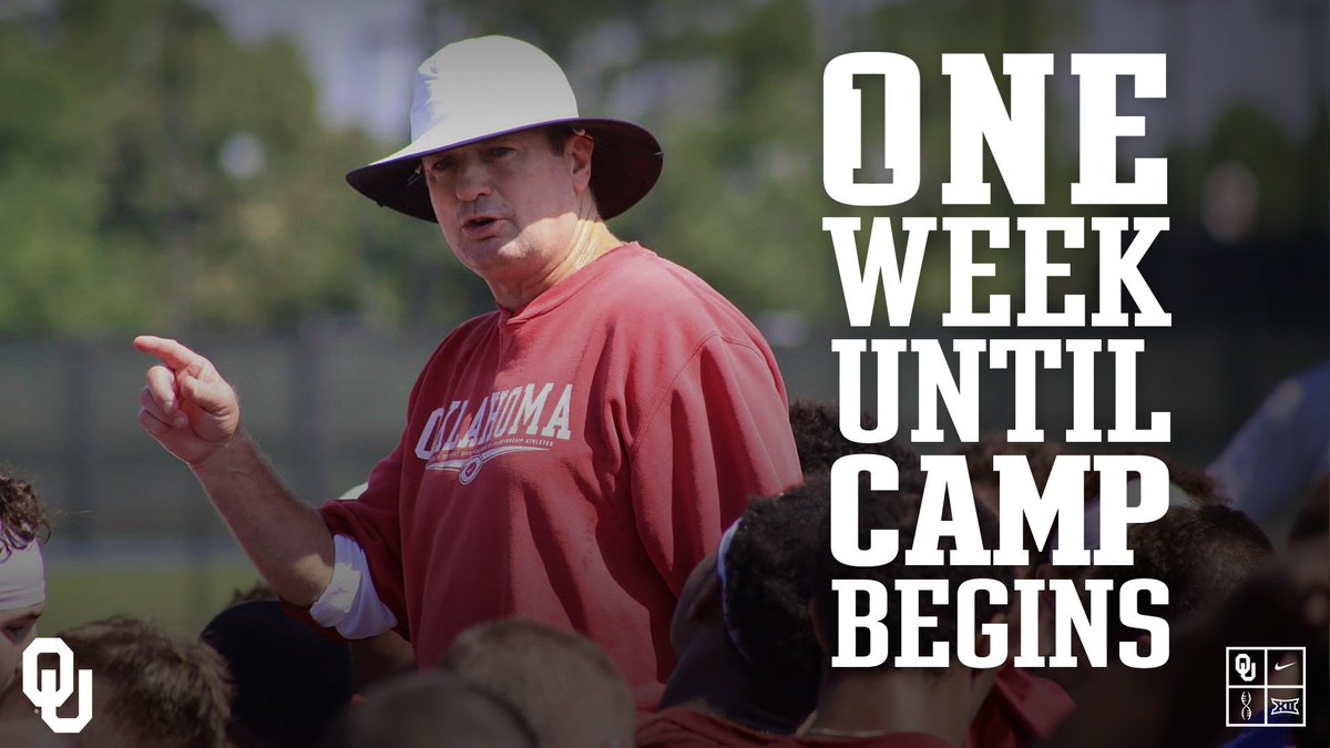 OU_Football's tweet photo. Back to work in ☝️ week.
#BoomSoon https://t.co/cidz3muKqE