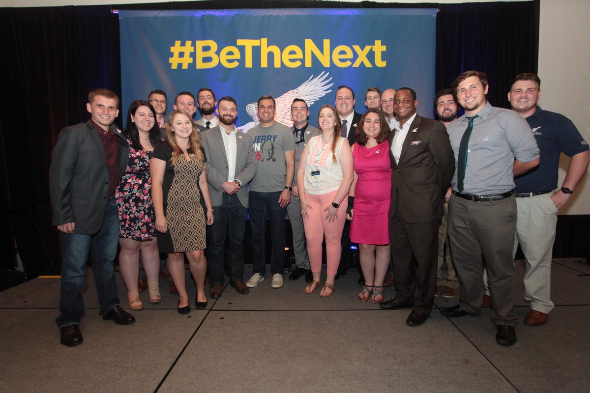 YALiberty's tweet photo. The @YALiberty National Staff with Congressman @JustinAmash at the 2016 YAL National Convention! #BeTheNext https://t.co/AtYT4IUTLQ