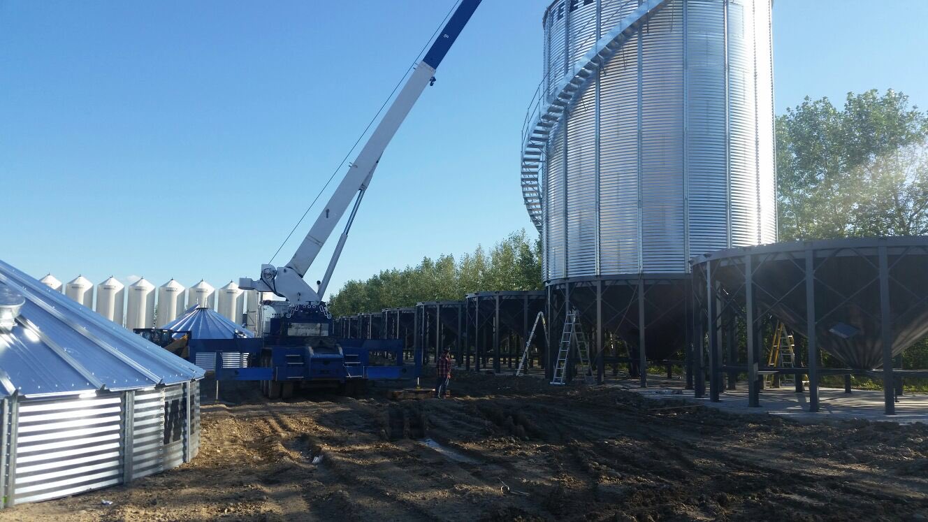 Grain Bin Direct on Twitter "Working on some Westeel_1905 2709 hopper