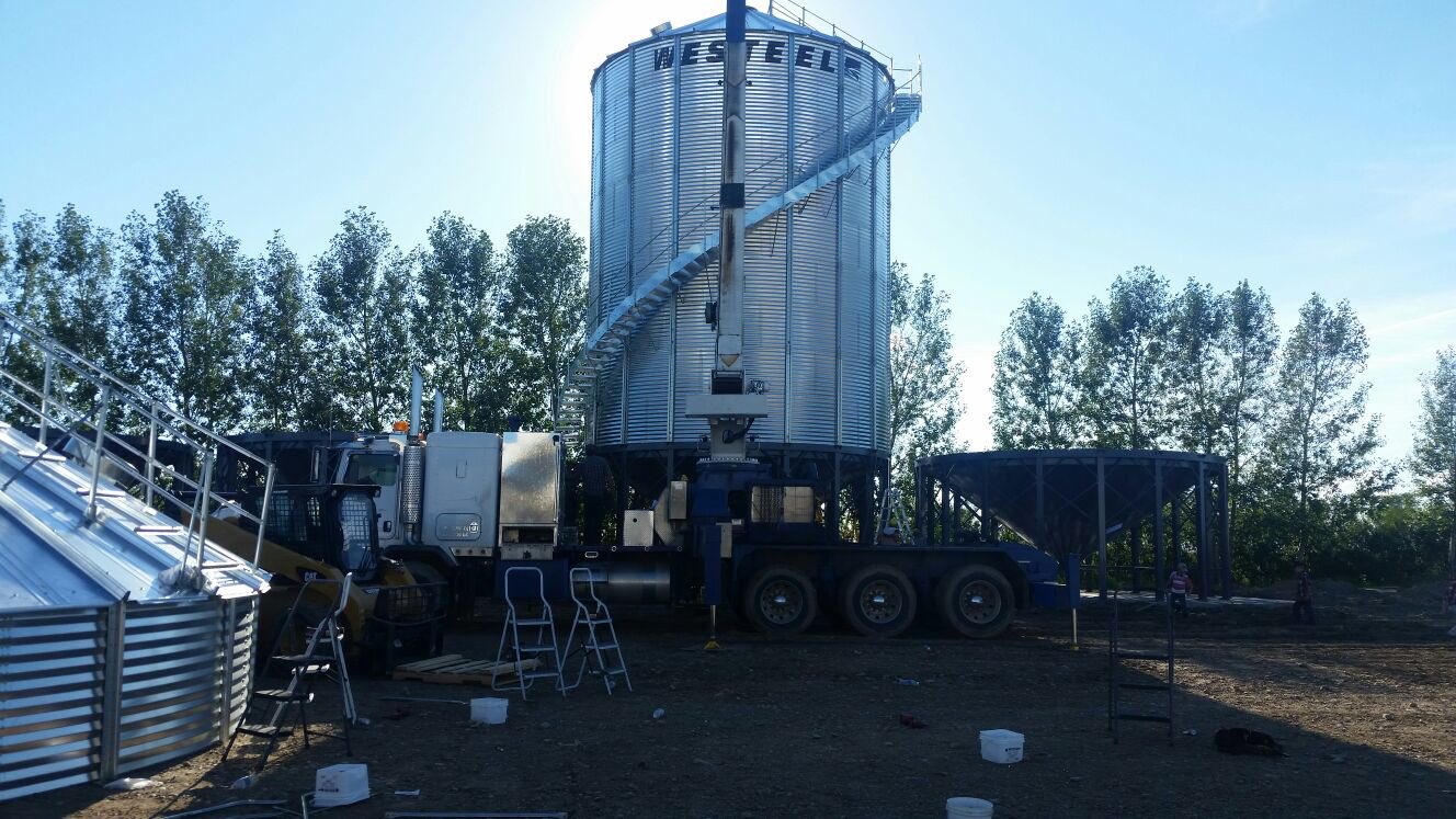 Grain Bin Direct on Twitter "Working on some Westeel_1905 2709 hopper