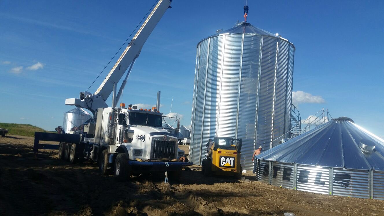 Grain Bin Direct on Twitter "Working on some Westeel_1905 2709 hopper