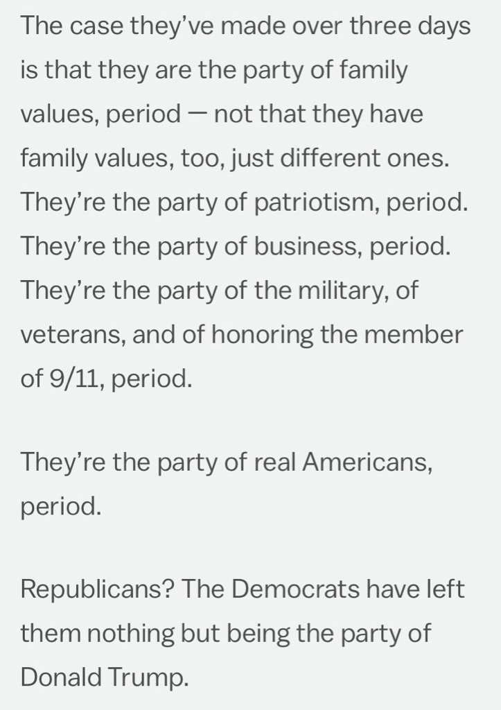 ChrisPirillo's tweet photo. Yeah, that was my takeaway, too. https://t.co/AQNJdCOZRm #RNCinCLE #DemsInPhilly https://t.co/38NuqVOe75