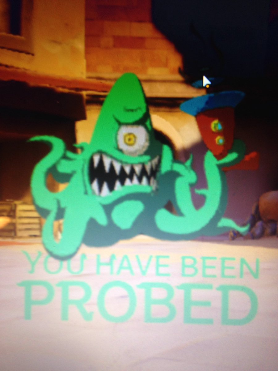 Jemeania's tweet photo. @ElvistheAlien I hope you have this spray in overwatch https://t.co/xH7IWDgIvk