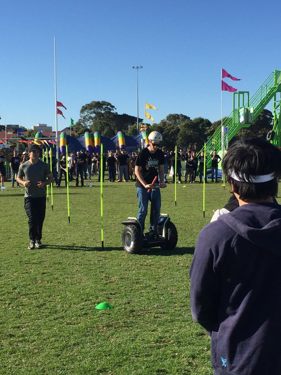 haytchde's tweet image. Hard day at work today #AtlassianBigBash