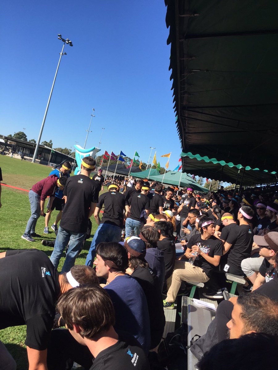 haytchde's tweet image. Hard day at work today #AtlassianBigBash