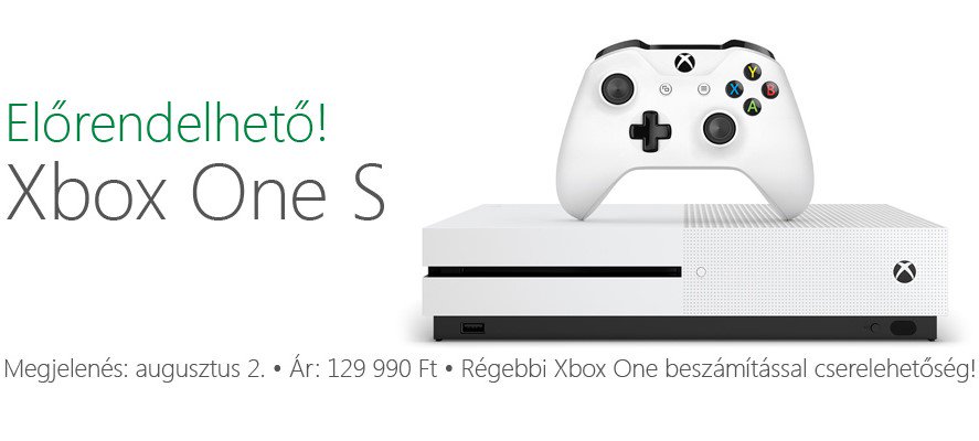 576KByte's tweet image. Rendeld elő az Xbox One S-t! 576kb.hu/xbox-one-s-2tb…