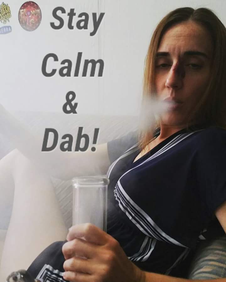 Stay Calm &amp; Dab! #pickypatient #ganjapixy #dabitup