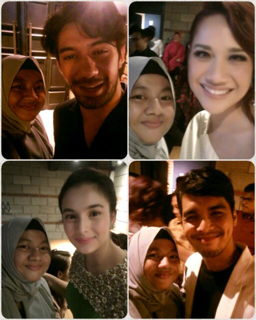 zhee_resti's tweet photo. W/ bang Pandi as Reza, Yana as @bclsinclair, Lilies as @chelseaislan, @marioirwinsyah #LatePost. Premier @3Srikandi https://t.co/Ll4YFwFZu8