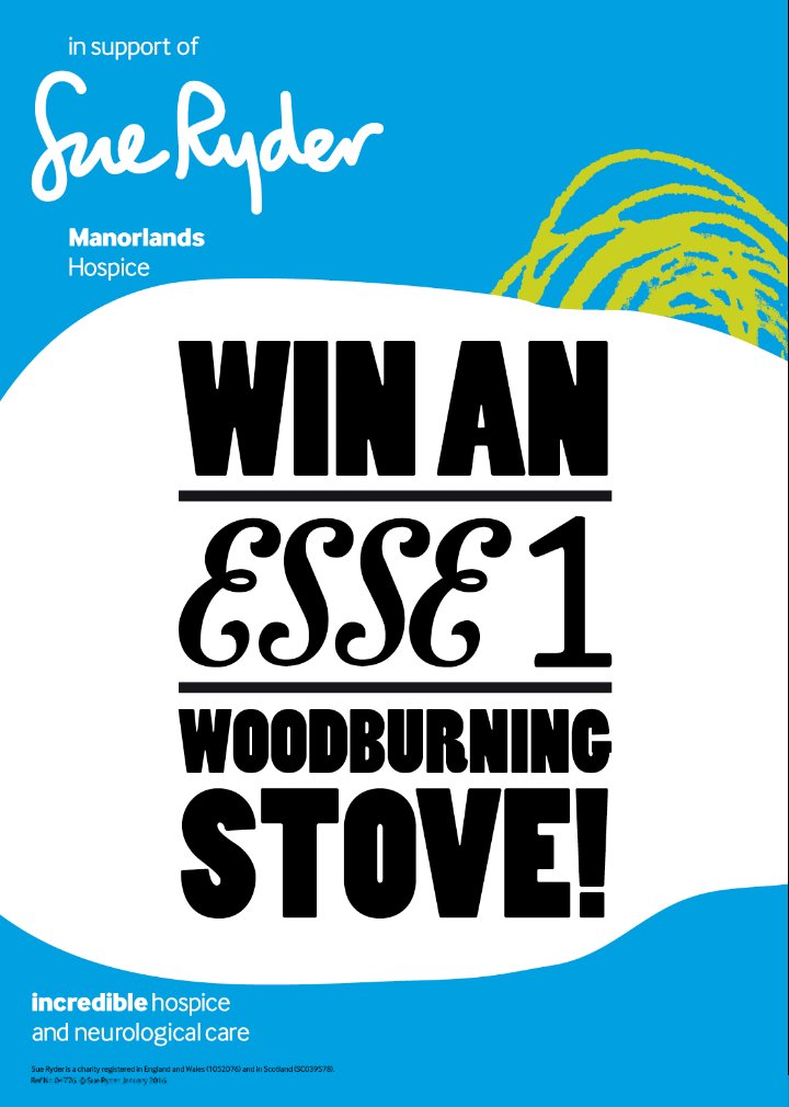 PanAshUKLtd's tweet photo. #WIN an #ESSE1 #WoodStove in aid of @SRManorlands visit stand 88 @YorksDalesFest grab a ticket for just£1 @ESSE1854 https://t.co/sO0ICEgqNJ
