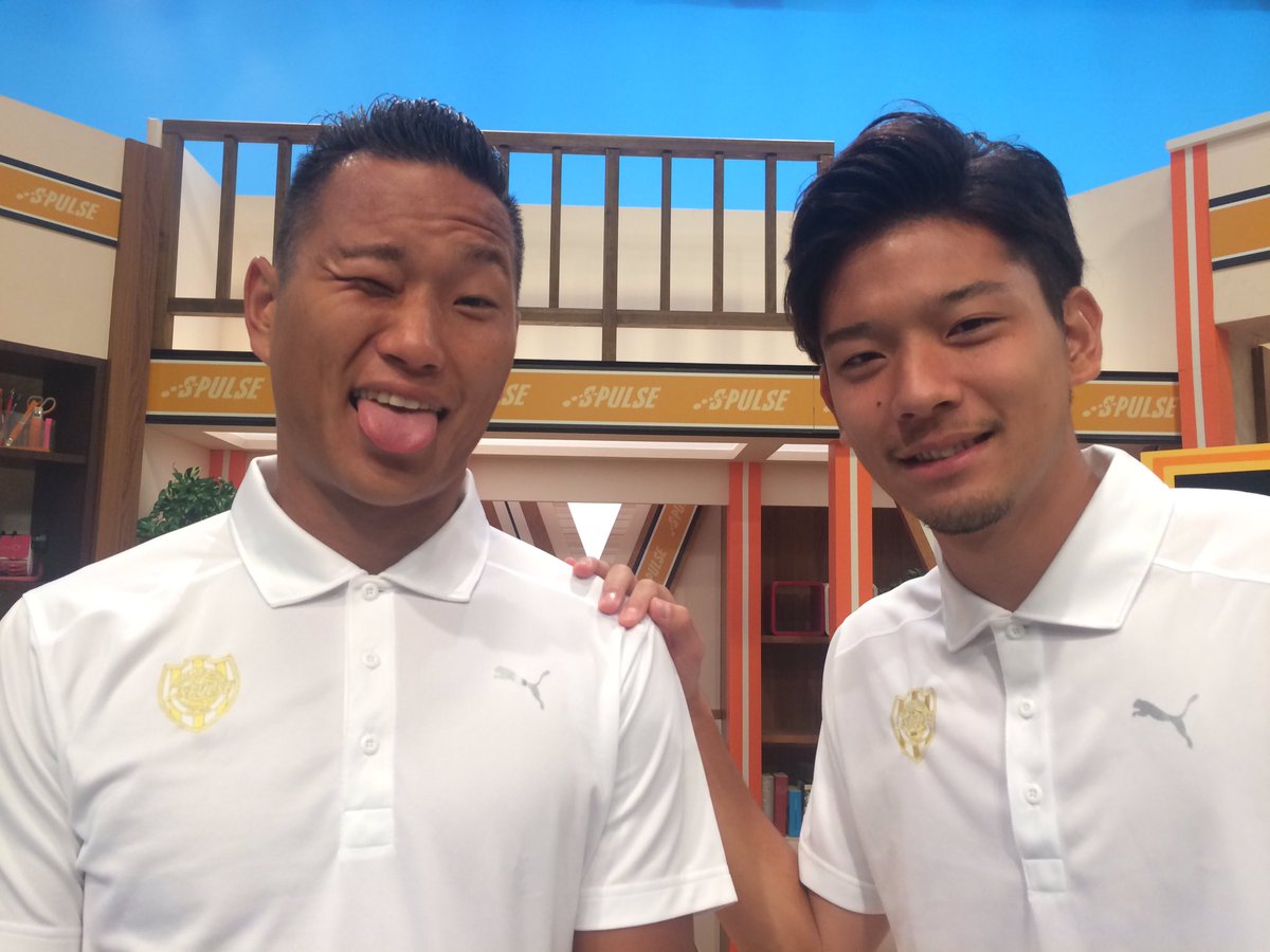 Loco エスパルス در توییتر ご覧下さい 本物の テセペロ です もちろん 番組スタッフ一同lineスタンプ購入済み そんな熱い男 テセ選手と クールな白崎選手が出演して下さったloco エスパルスは 今日深夜24時25分放送です