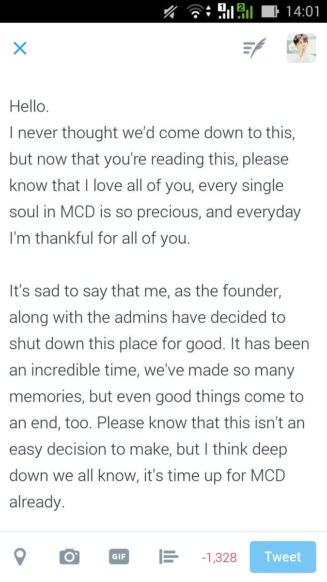 MCDKHB's tweet photo. I'm sorry.
Thank you.
I love you. https://t.co/SlWGUdQ5U1