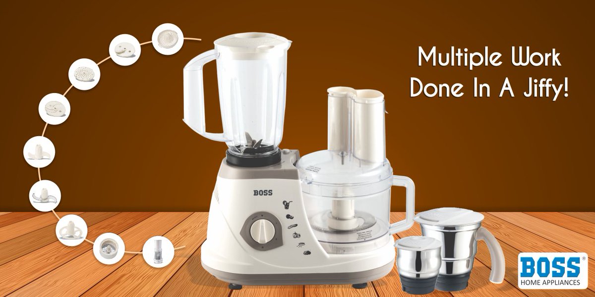 BOSS_Appliances's tweet photo. Making 2 -3 dishes in a short time is now easy!
#CookWithBoss #BOSSFoodProcessor #Technology #Innovation https://t.co/n29QBGbTNy