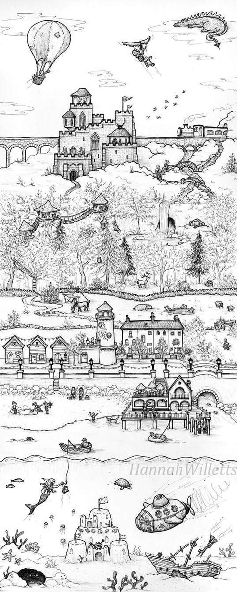 'Daydreamer' new illustration prints available soon #daydreamer #illustration #artist #cumbrian