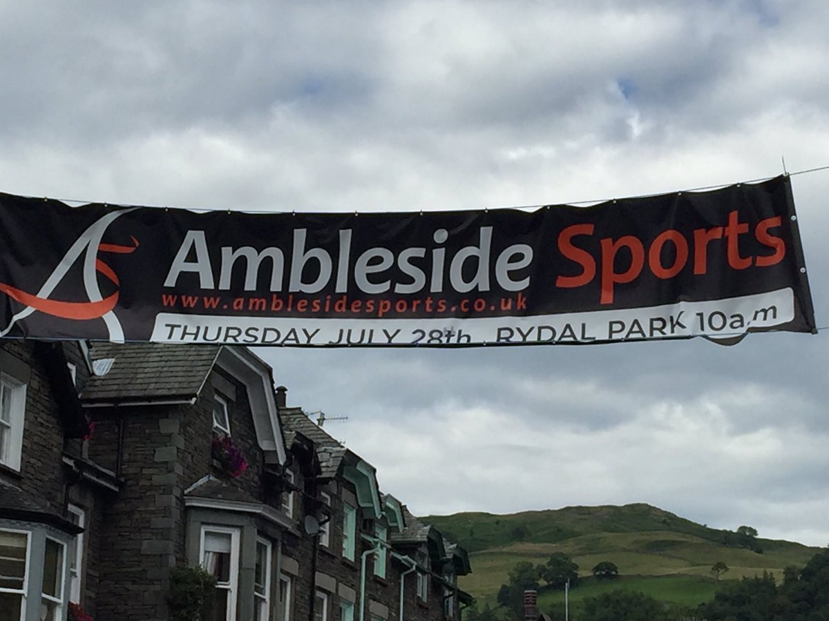 Good luck to all competitors at the <a href="/amblesidesport/">Ambleside Sports</a>! A fantastic day for all the family! #LakeDistrict #NotJustLakes
