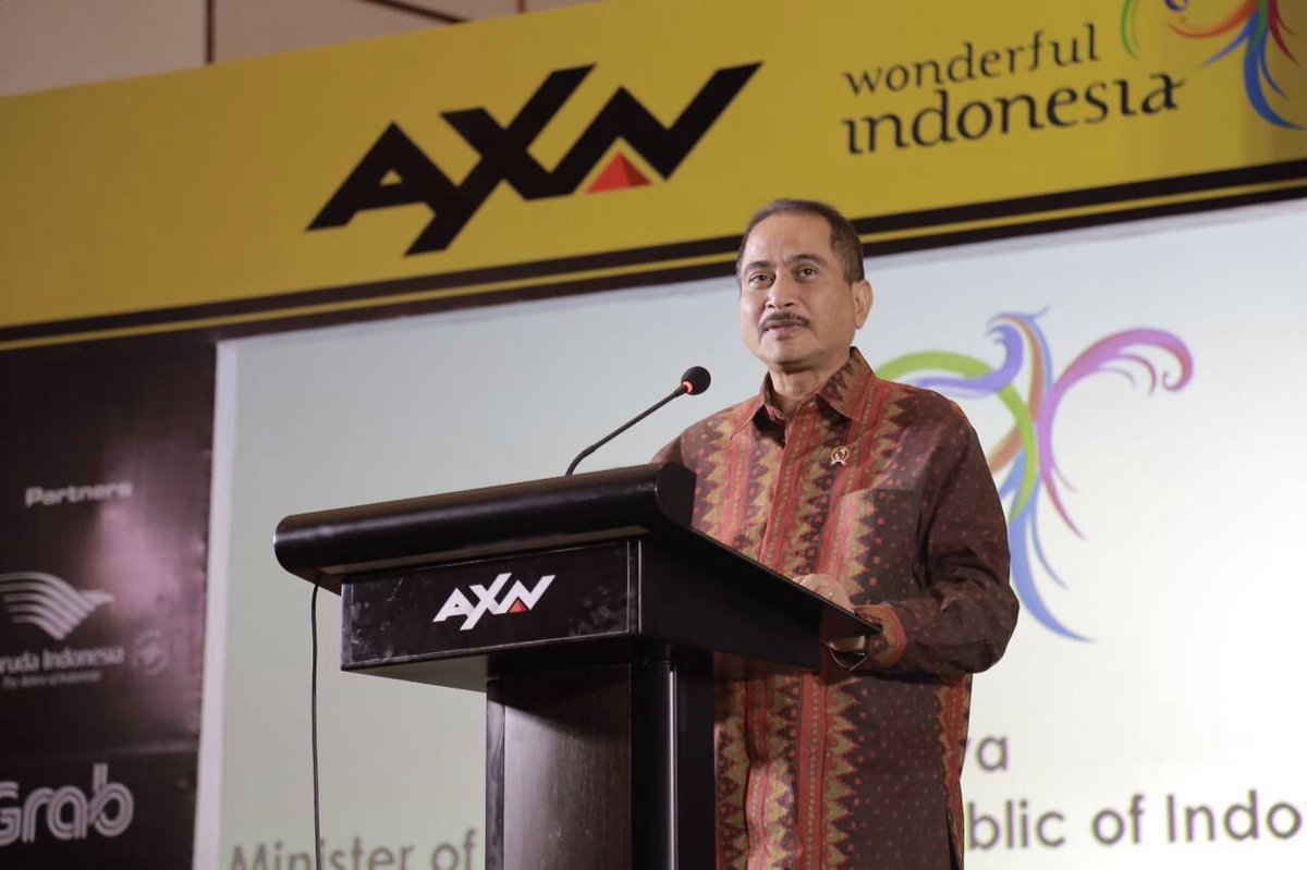 KemenPariwisata's tweet photo. Menpar @ir_ariefyahya hadiri Press Conference The Amazing Race Asia Season 5 di Fairmont Hotel Jakarta. 28/07/16 https://t.co/lSHErIC6fR