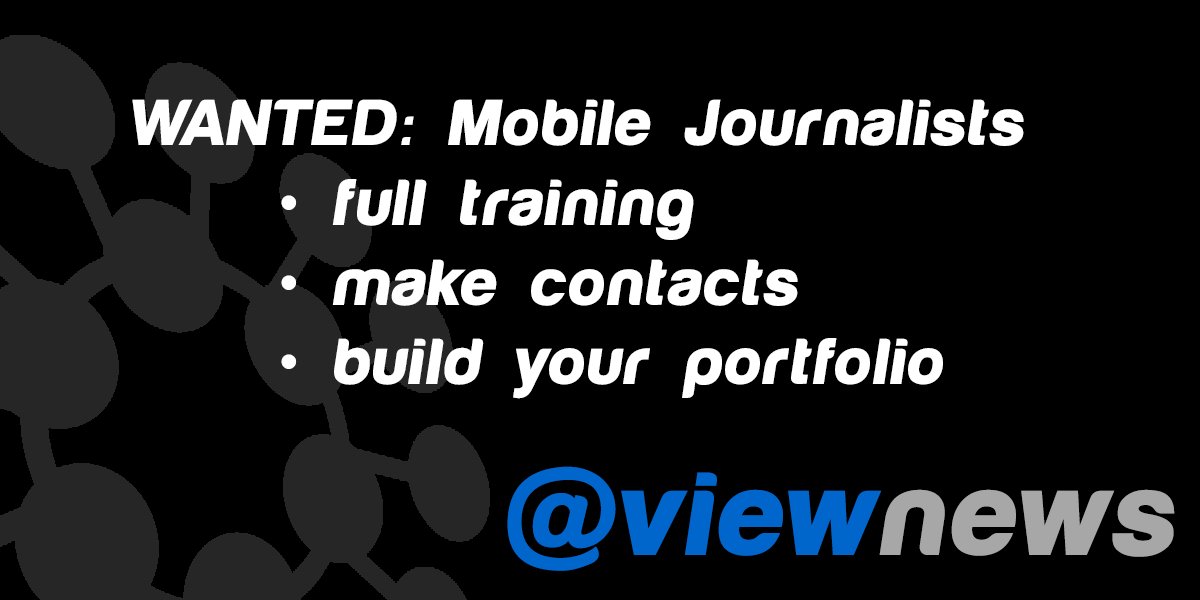 viewnews's tweet image. Local #journalism students wanted to join our team of #mobilejournalists. Email editor@viewnews.com.au for details