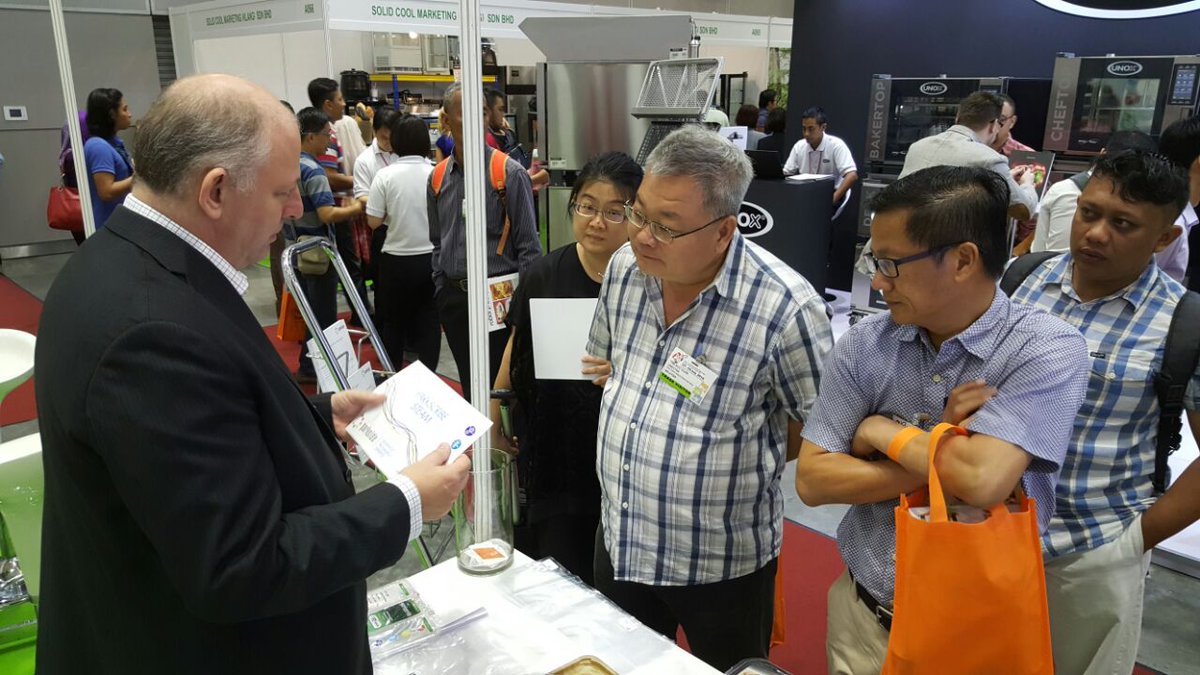 ParksideFlex's tweet photo. Come by and have a chat with the team at A079 about Parkscribe™ Steam, microwavable self-venting steam bag #MIFB2016 https://t.co/OpuAGMYj4X