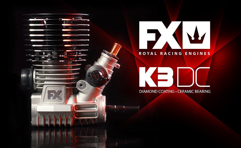 FXengines's tweet photo. #FX presents the all-new #650100 FX K3 DC - 3 Ports, DLC, Ceramic bearings engine: https://t.co/CeSZw0AbU2 #RCengine https://t.co/6xJT0veJc9