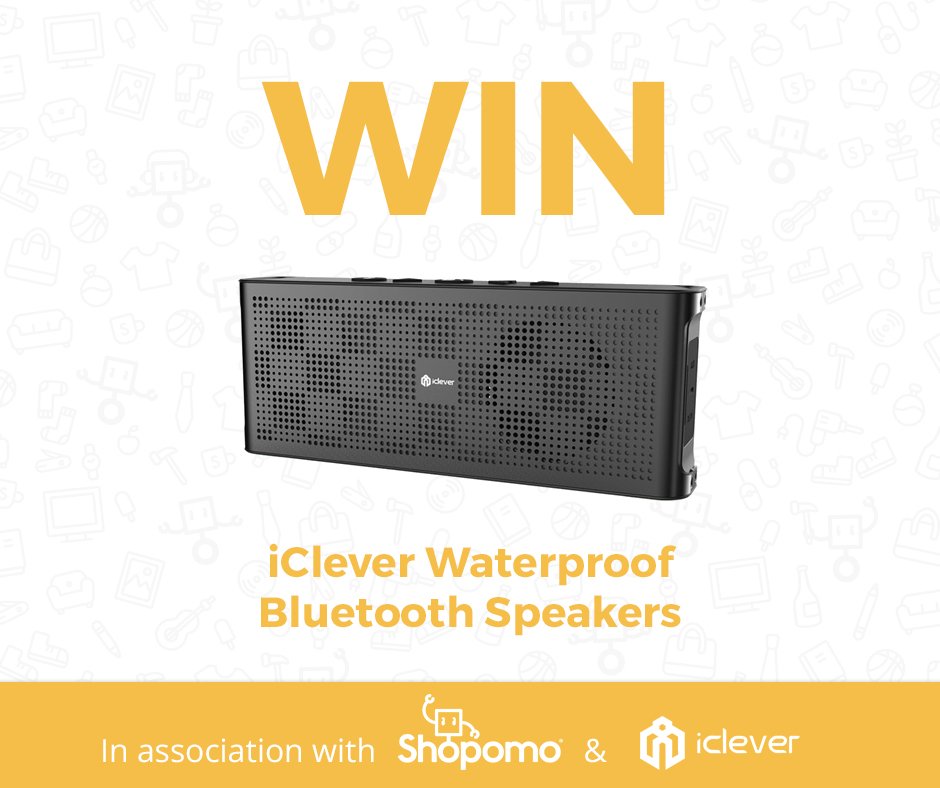 ShopomoUK's tweet photo. RT &amp; follow to #win these amazing waterproof Bluetooth speakers, perfect for the pool party! https://t.co/jpXgMO6Mo3 https://t.co/M98PgjoFQ3