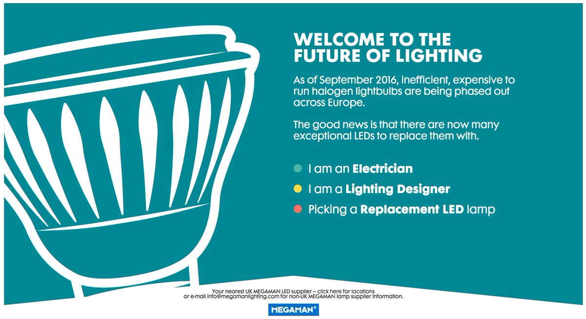 lighting_IA's tweet image. LIA Member @MegamanUKLtd Helps Electricians &amp;amp; Designers Get Ready for Halogen Ban thelia.org.uk/news/megaman-h… #lighting