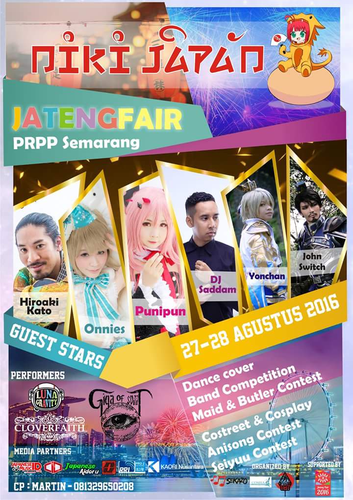 [Next Performance] 
CLOVERFAITH 
NIKI JAPAN JATENG FAIR PRPP SEMARANG!! pic.x.com/h3c6HFmOe5
Ayooooooo~