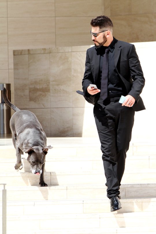 bestofjon's tweet photo. Jon with his dog https://t.co/D8k5DTXMIk