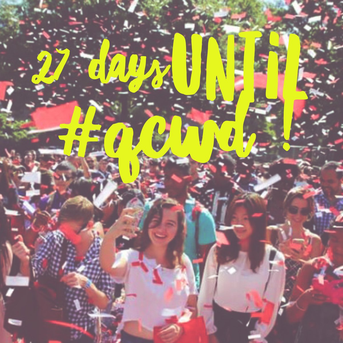 Only 27 days until #QCWD !! New and transfer students make sure you RSVP: QC.cuny.edu/Welcome16